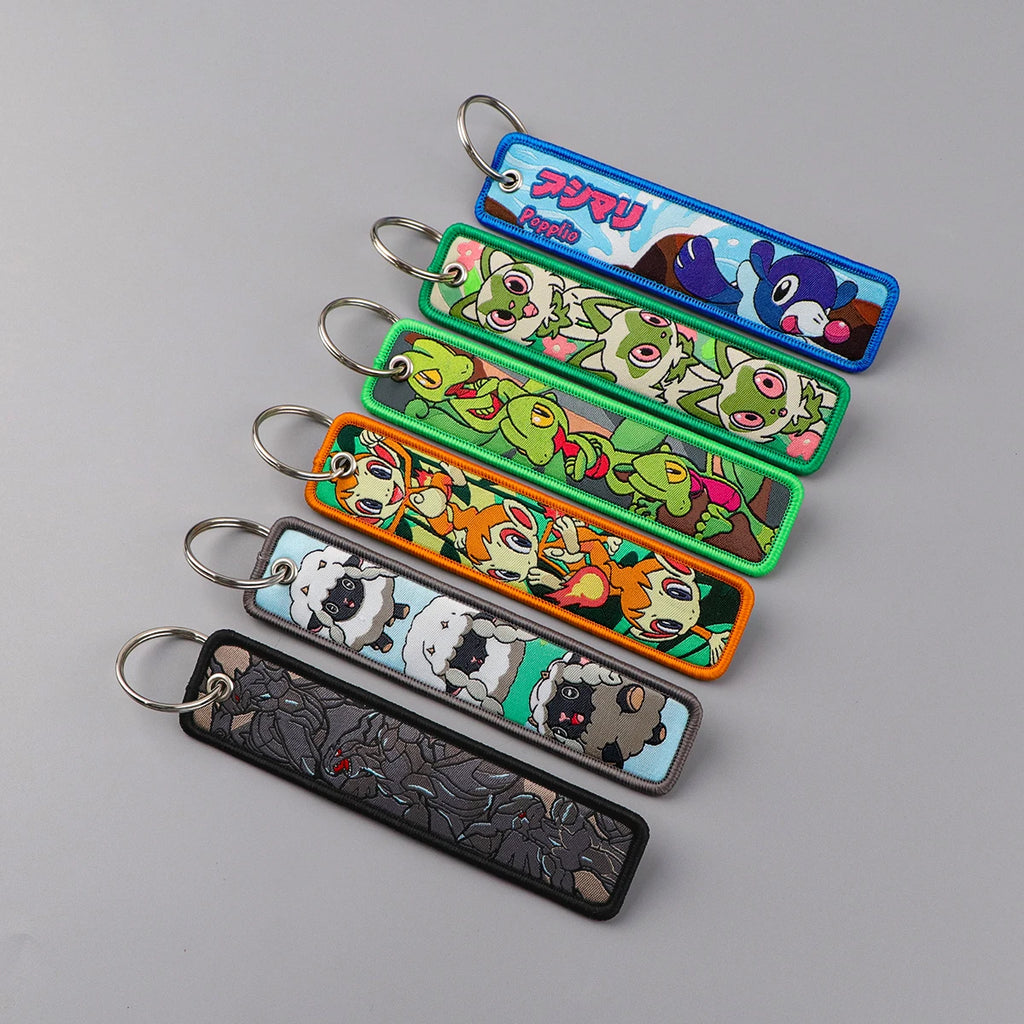 Spiritomb, Houndoom, Pikachu, Sprigatito + Many More Embroidered Keychain and Keyring Accessory Catalog