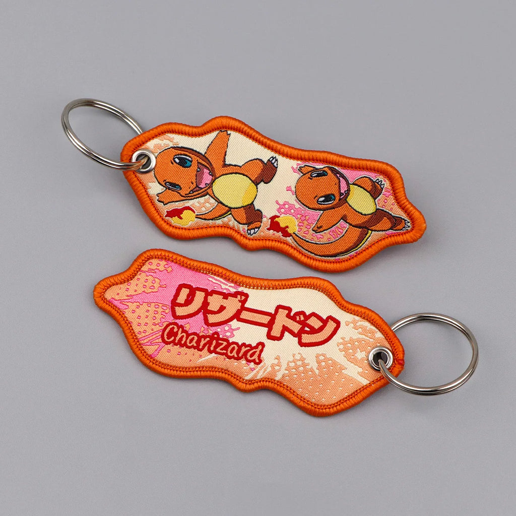 Cute Cloth Keychain and Keyring Accessories - Psyduck, Eevee, Jigglypuff, Gengar, Dragonite + More