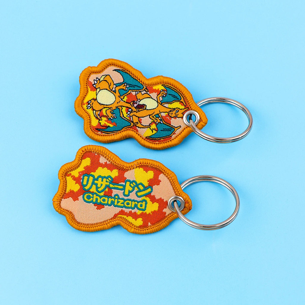 Pikachu And Charizard Cloth Keychain and Keyring Accessories