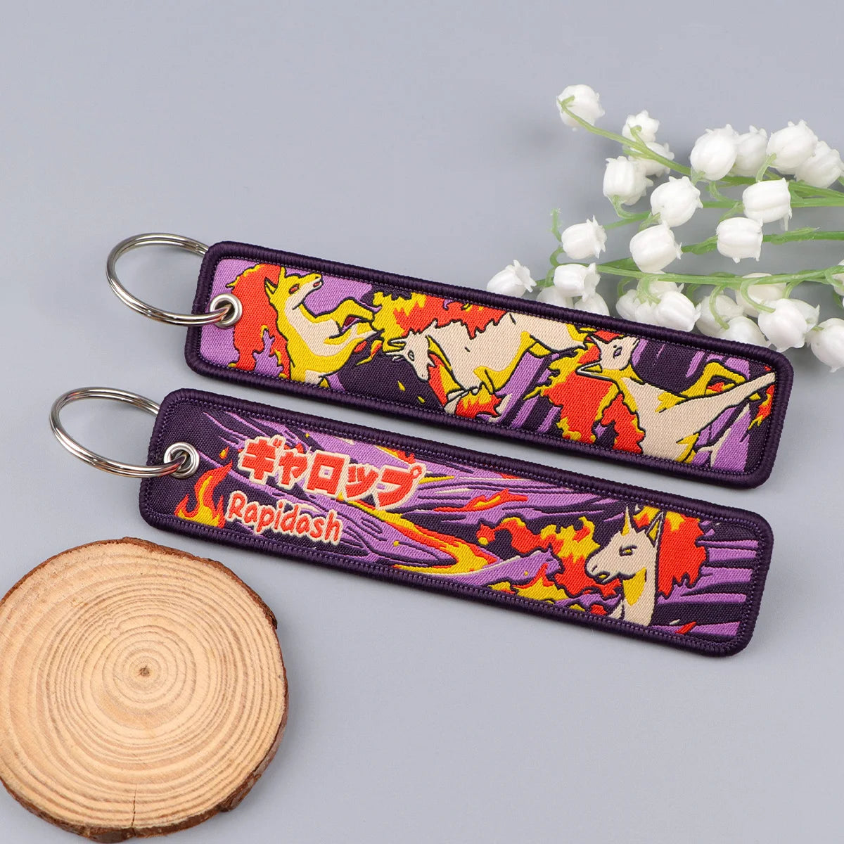 Ponyta, Rapidash, Flygon, Blaziken + More Keychain and Keyring Accessories