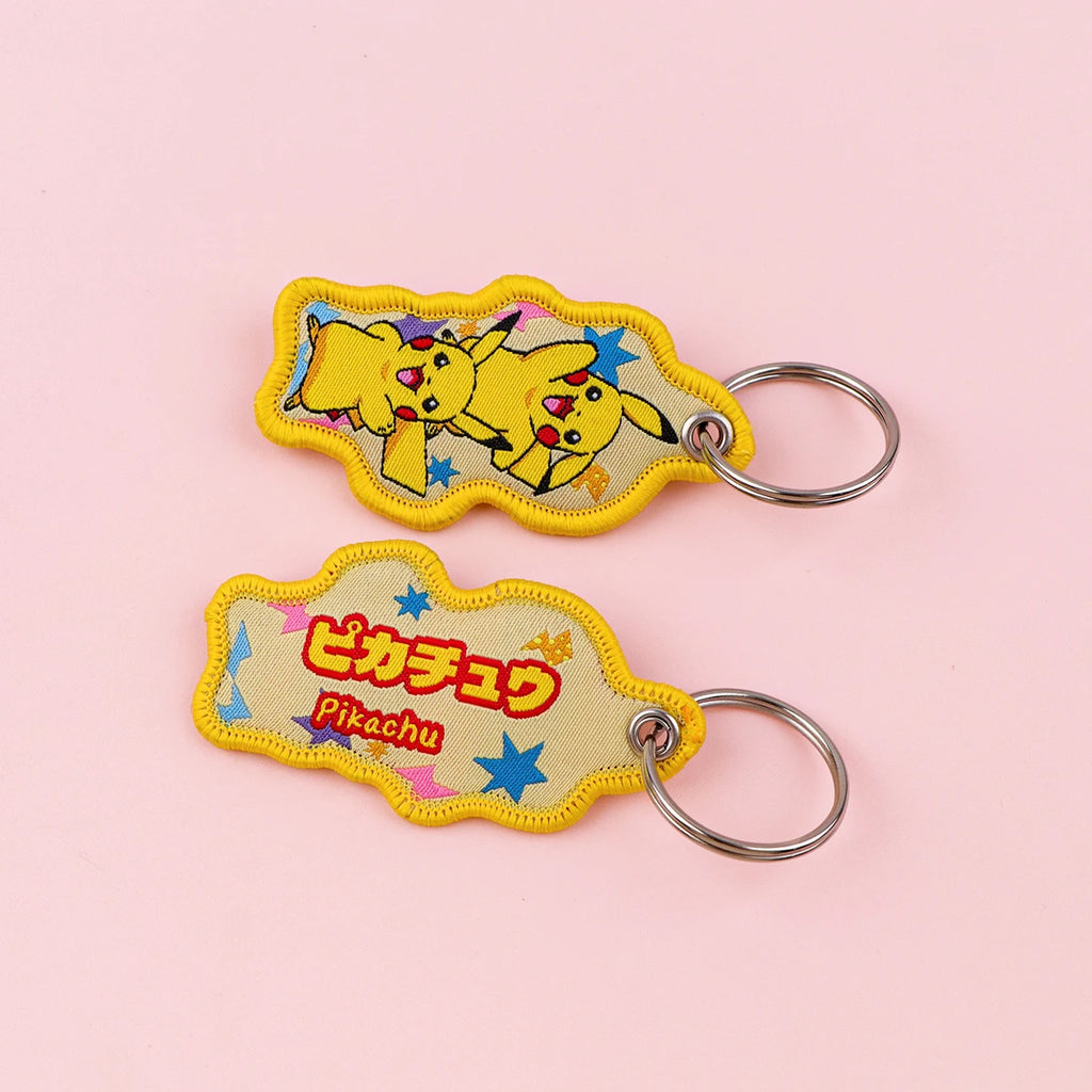 Pikachu And Charizard Cloth Keychain and Keyring Accessories