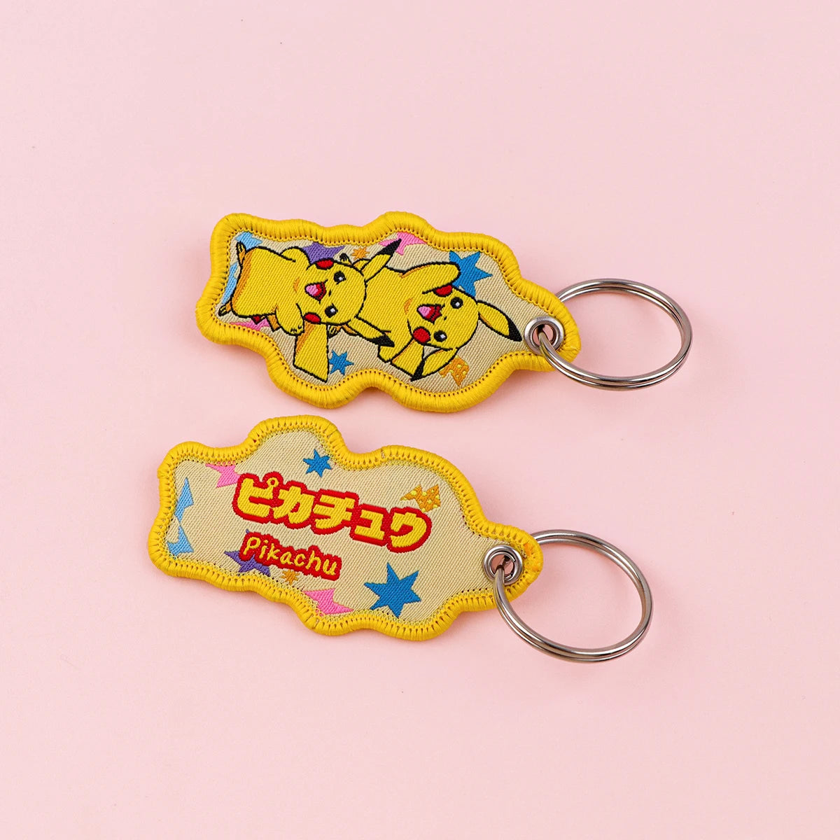 Pikachu And Charizard Cloth Keychain and Keyring Accessories