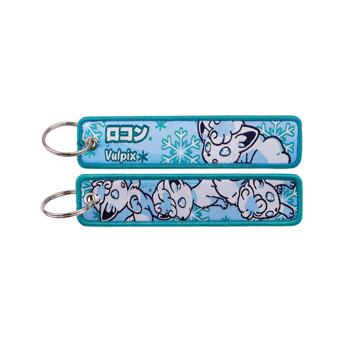 Alolan Vulpix and Typhlosion Keychain and Keyring Accessory