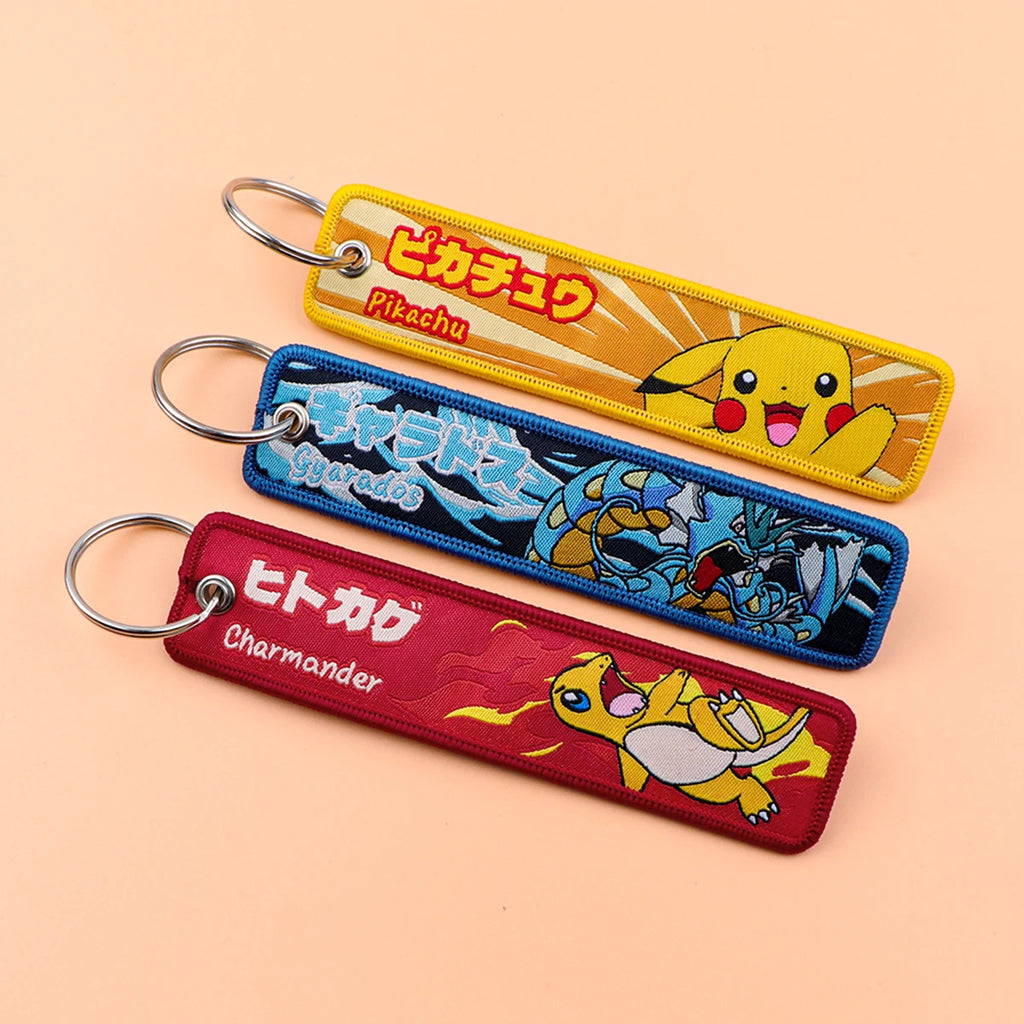 Spiritomb, Houndoom, Pikachu, Sprigatito + Many More Embroidered Keychain and Keyring Accessory Catalog