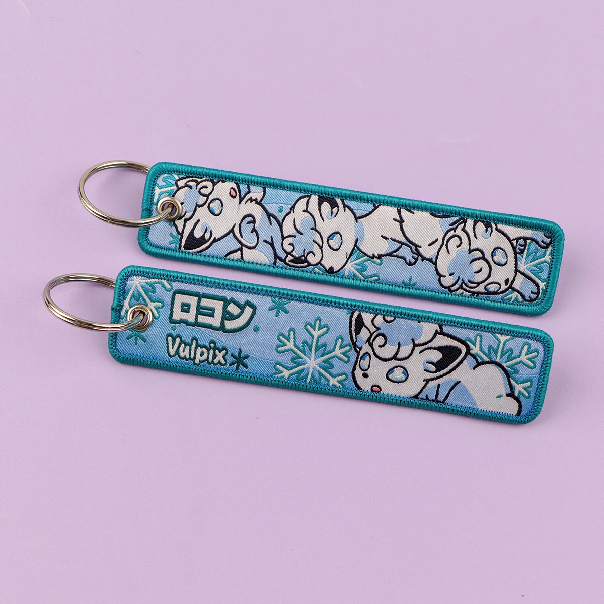 Alolan Vulpix and Typhlosion Keychain and Keyring Accessory