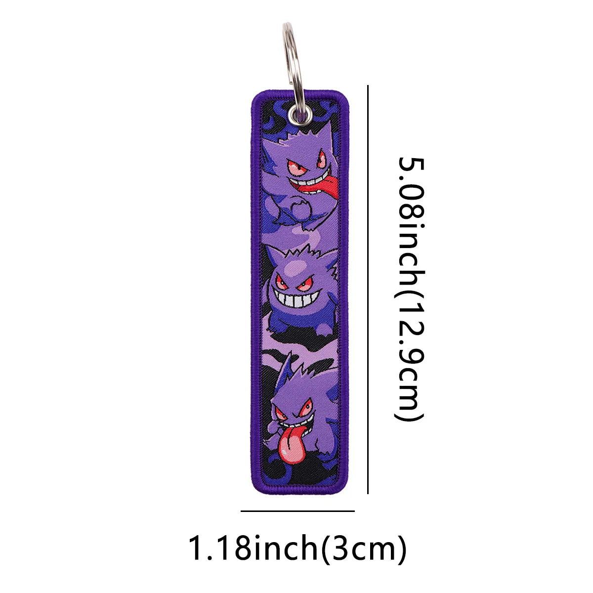 Spiritomb, Houndoom, Pikachu, Sprigatito + Many More Embroidered Keychain and Keyring Accessory Catalog