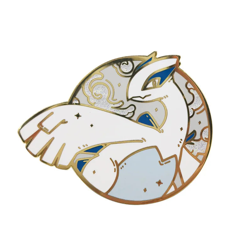 Silver and Gold Enamel Pins