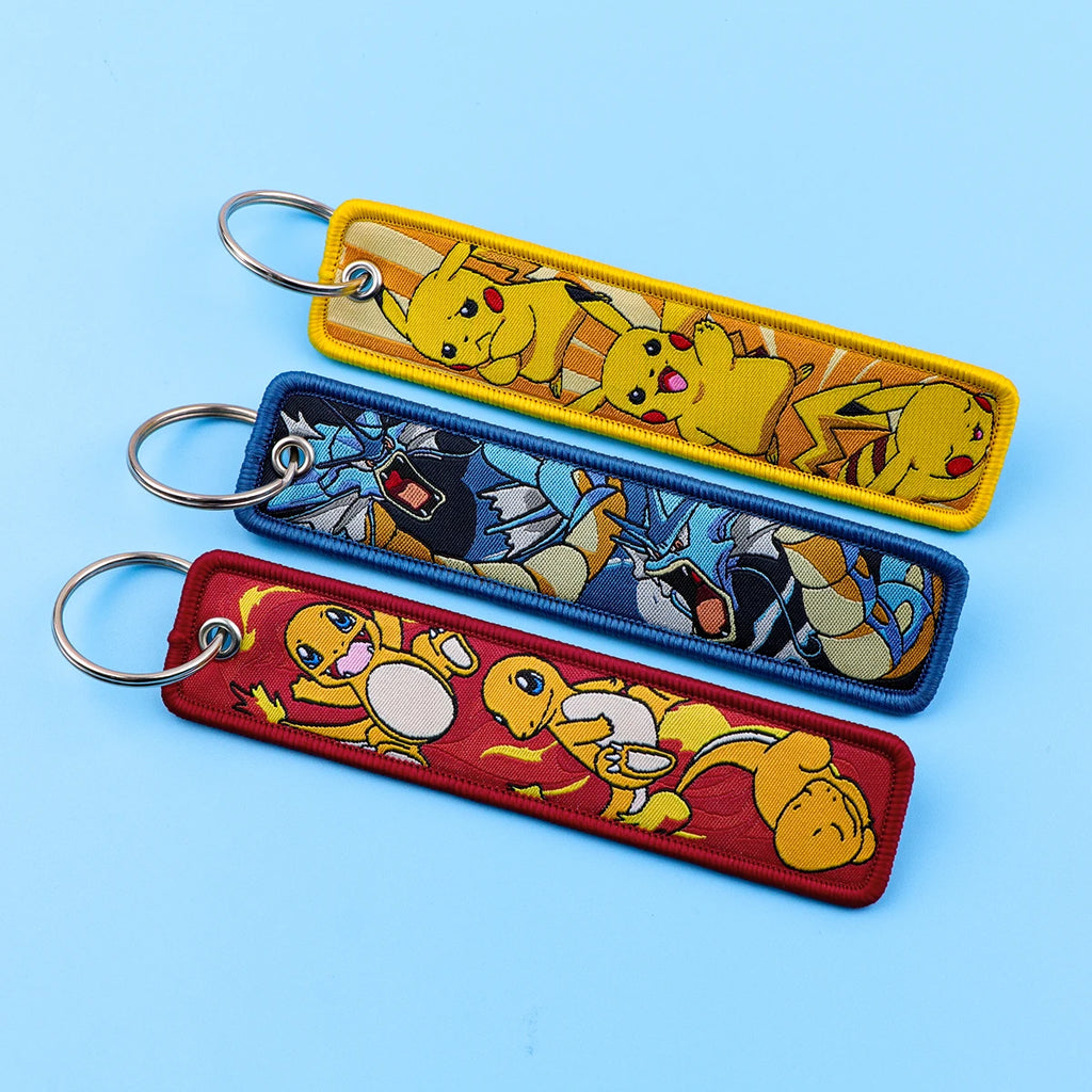 Spiritomb, Houndoom, Pikachu, Sprigatito + Many More Embroidered Keychain and Keyring Accessory Catalog