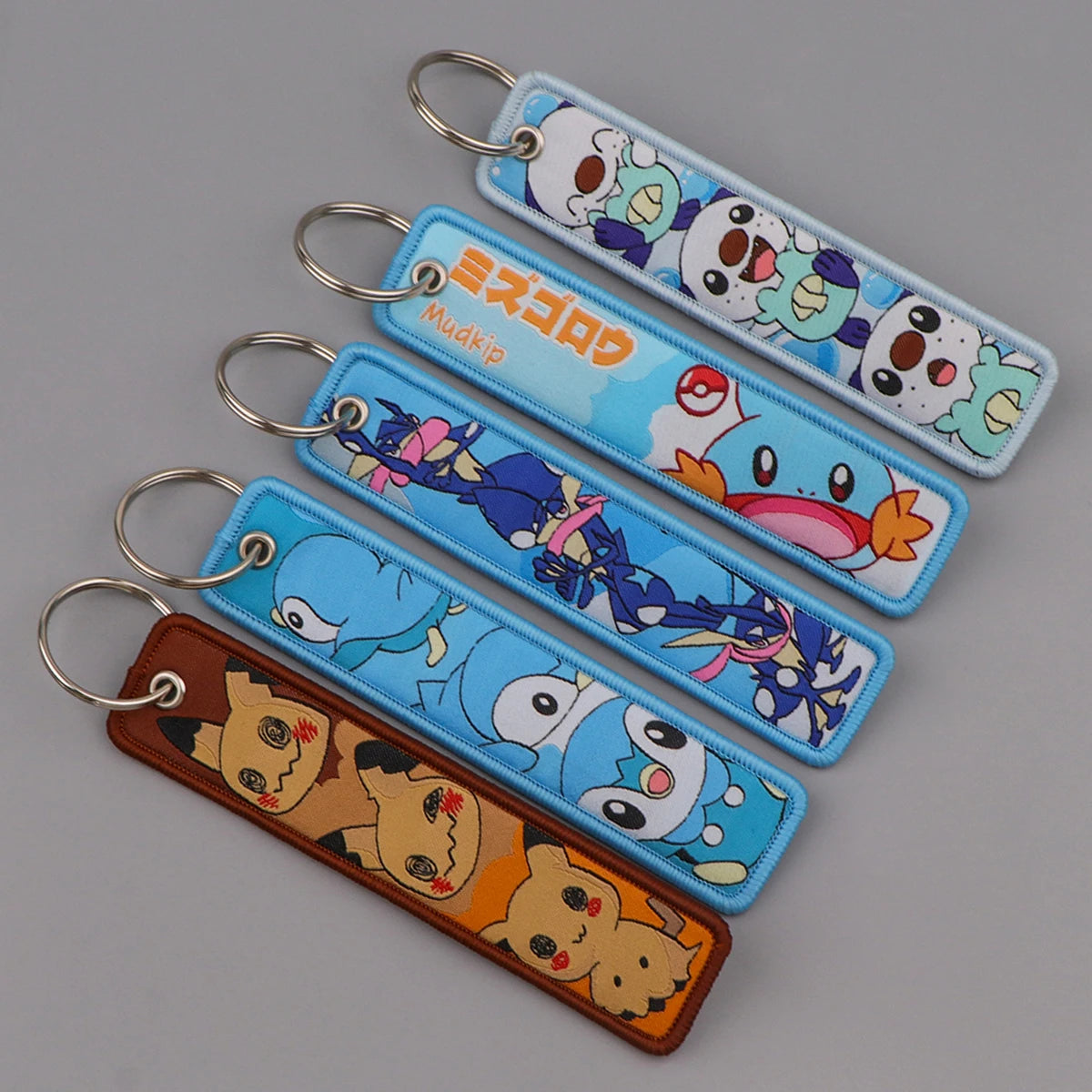 Spiritomb, Houndoom, Pikachu, Sprigatito + Many More Embroidered Keychain and Keyring Accessory Catalog