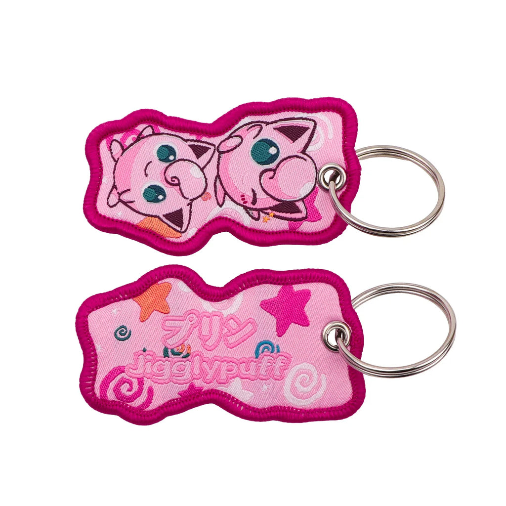 Cute Cloth Keychain and Keyring Accessories - Psyduck, Eevee, Jigglypuff, Gengar, Dragonite + More
