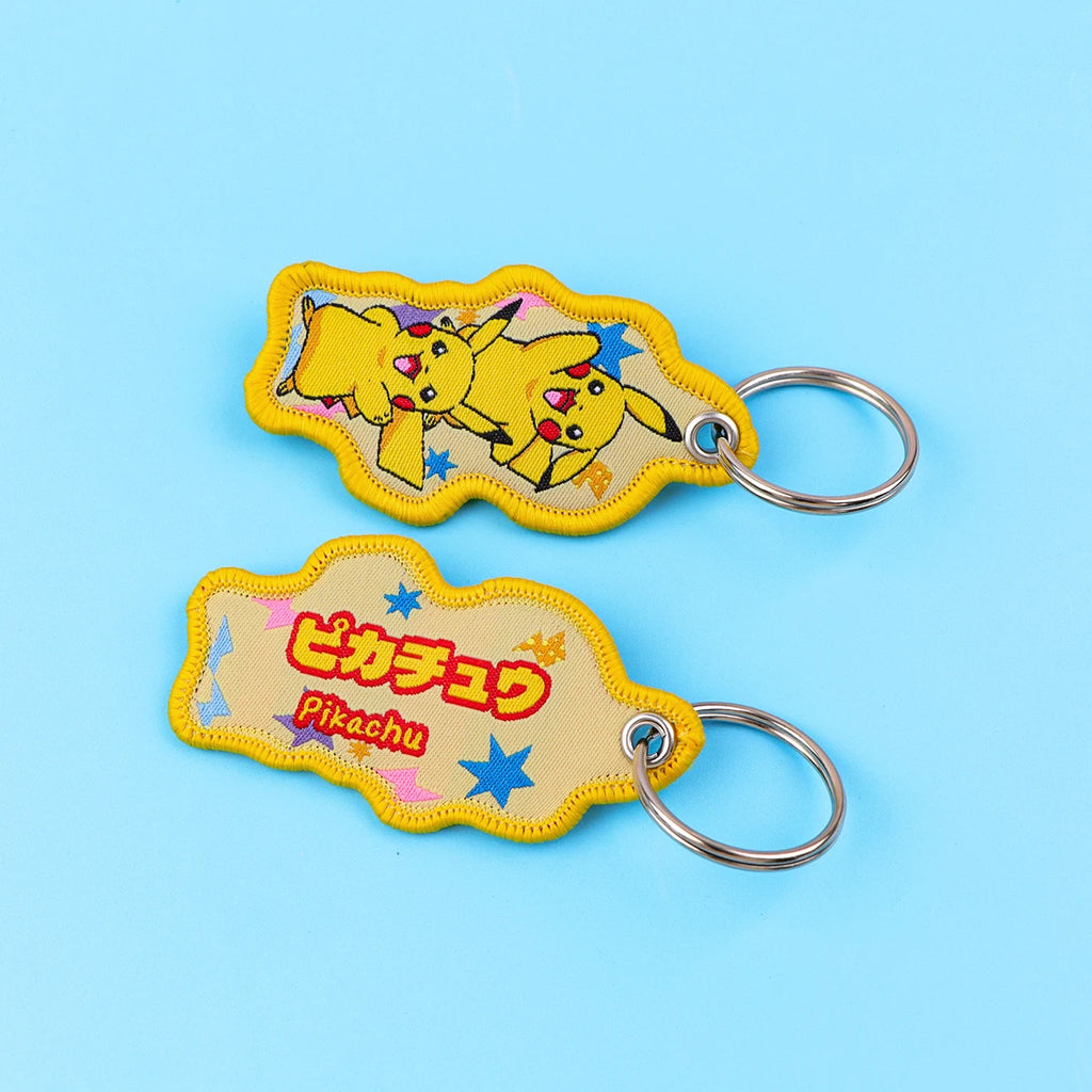 Pikachu And Charizard Cloth Keychain and Keyring Accessories
