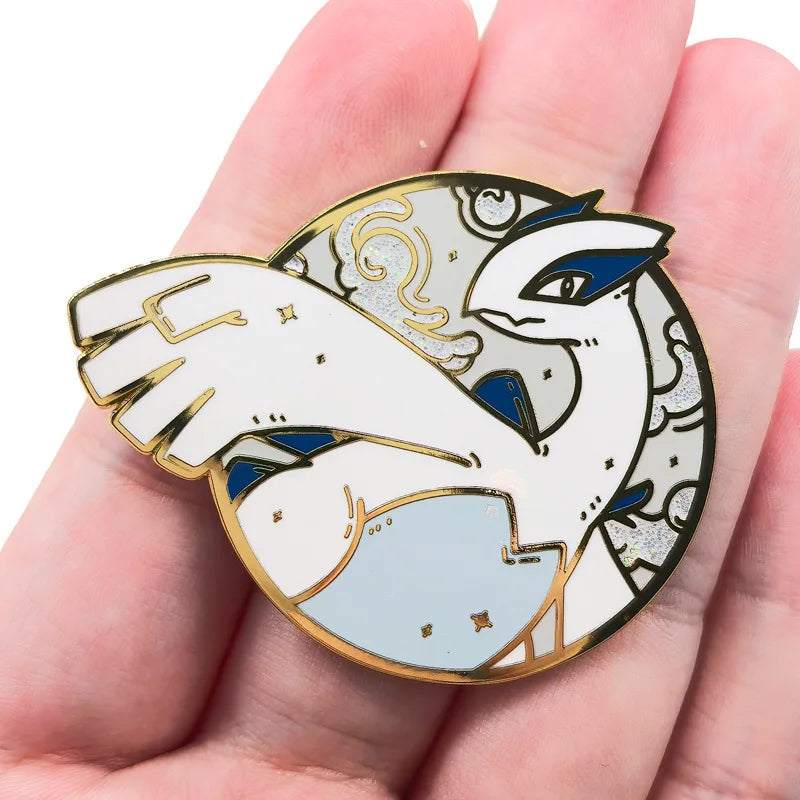 Silver and Gold Enamel Pins