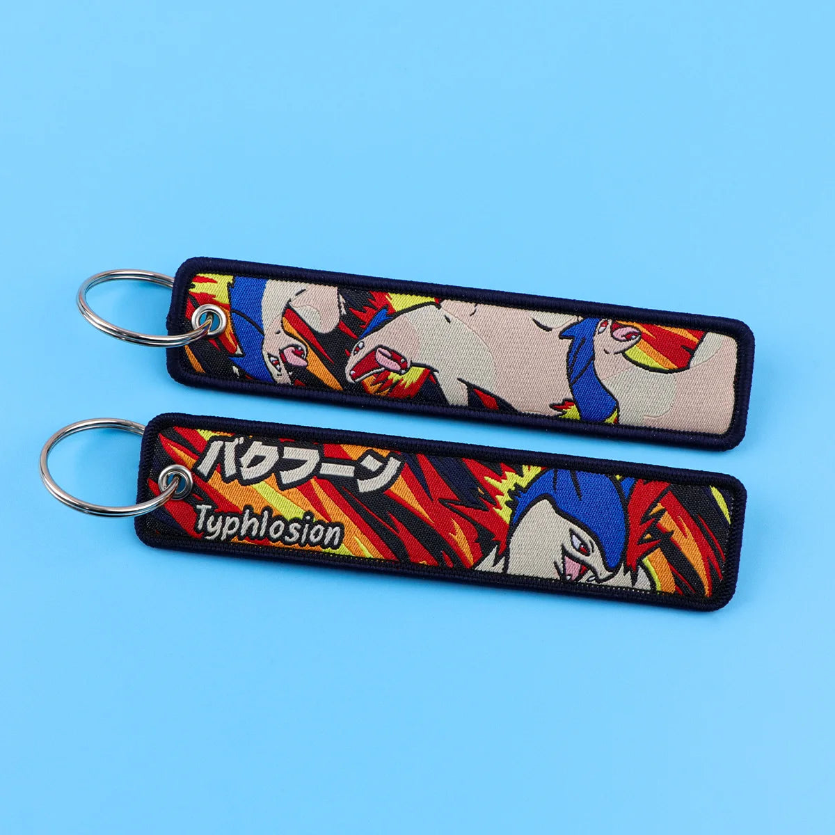 Alolan Vulpix and Typhlosion Keychain and Keyring Accessory