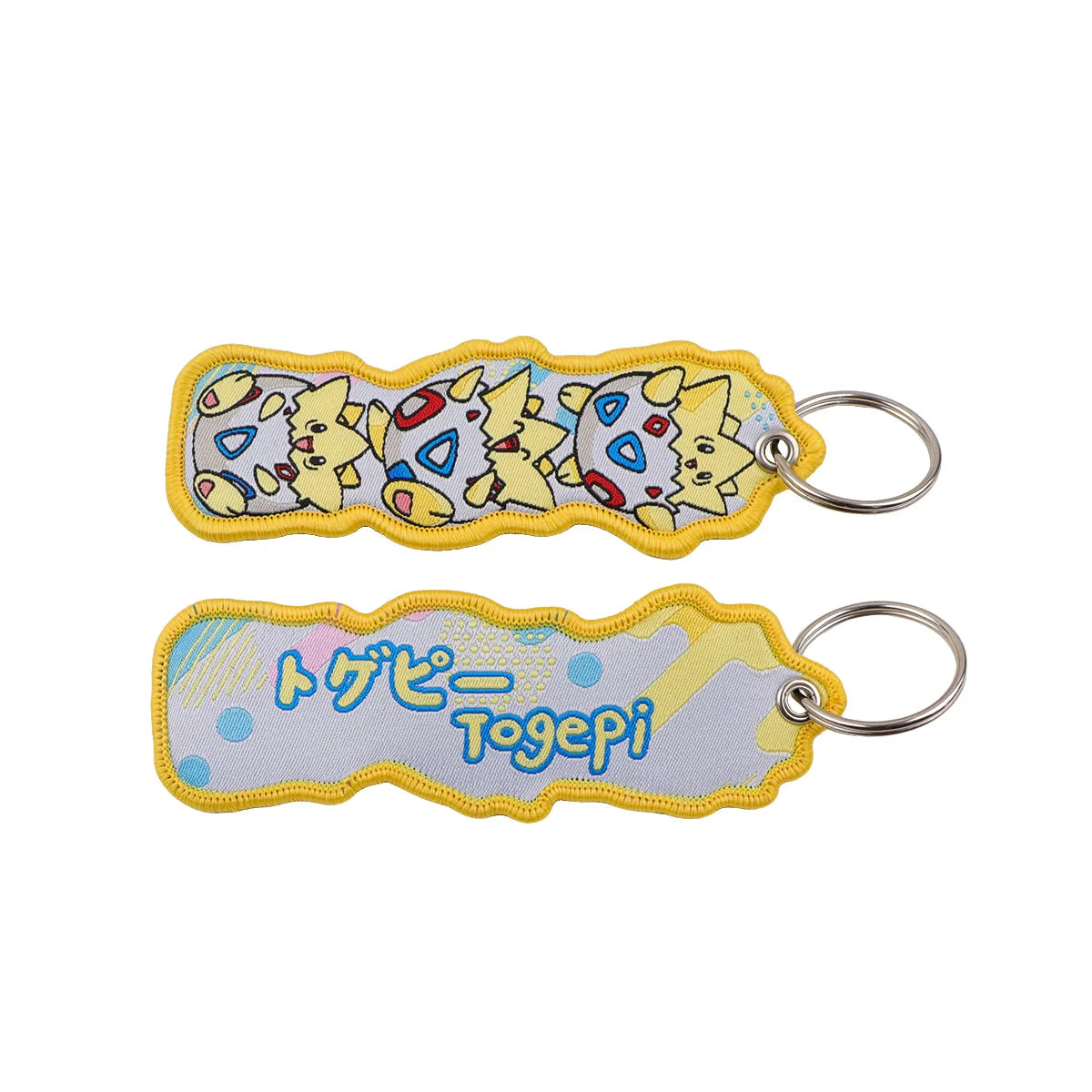 Cute Cloth Keychain and Keyring Accessories - Psyduck, Eevee, Jigglypuff, Gengar, Dragonite + More