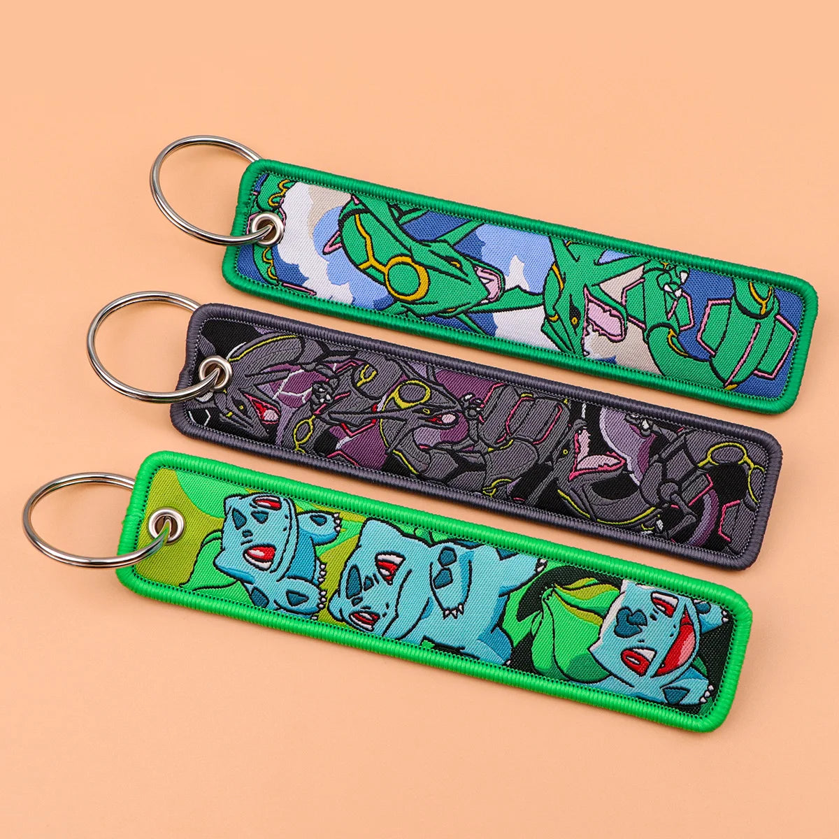 Spiritomb, Houndoom, Pikachu, Sprigatito + Many More Embroidered Keychain and Keyring Accessory Catalog